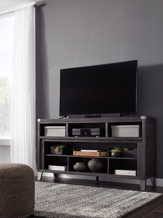 Todoe - LG TV Stand w/Fireplace Option - Gray - Tallahassee Discount Furniture (FL)
