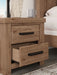 Oliandon - Two Drawer Night Stand - Light Brown - Tallahassee Discount Furniture (FL)