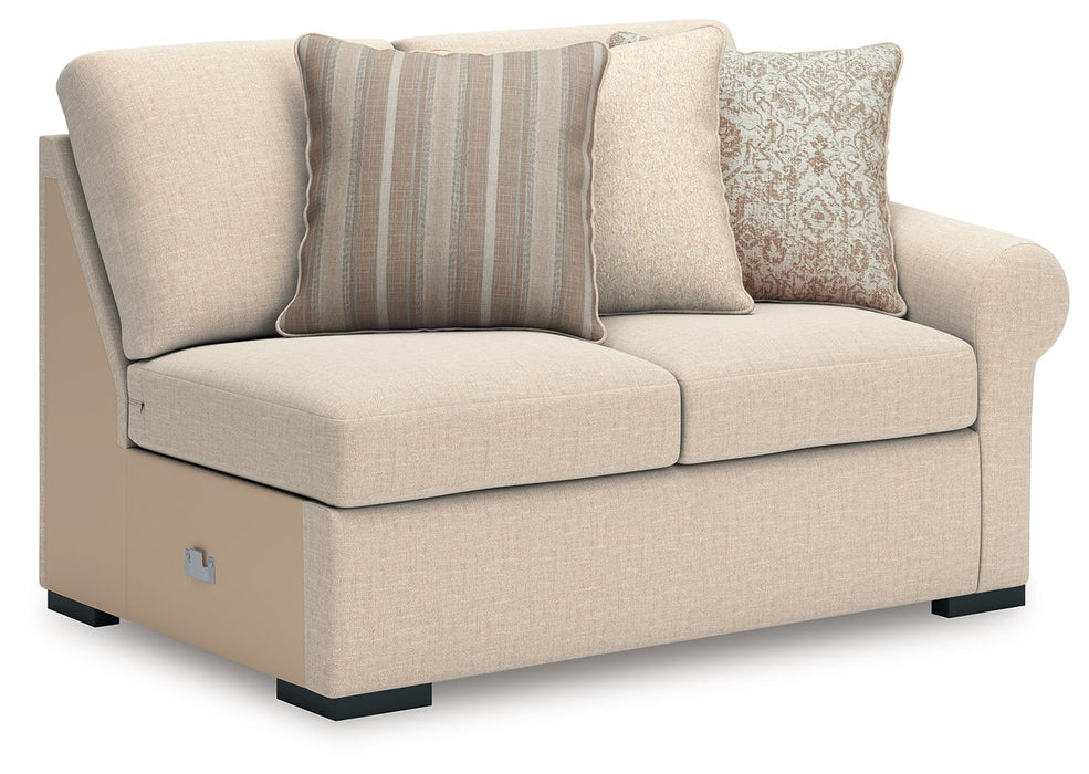 LadyMae - Twill - RAF Loveseat - Tallahassee Discount Furniture (FL)