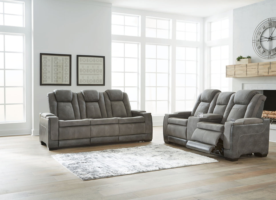 Next-Gen Durapella - Power Reclinering Living Room Set - Tallahassee Discount Furniture (FL)