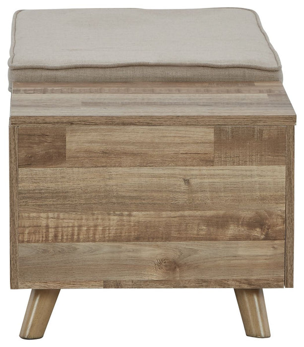 Gerdanet - Beige - Storage Bench - Tallahassee Discount Furniture (FL)