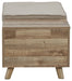 Gerdanet - Beige - Storage Bench - Tallahassee Discount Furniture (FL)