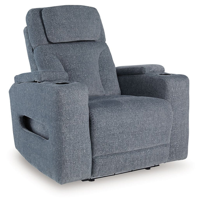 Studio Cave - Steel - Power Recliner - Tallahassee Discount Furniture (FL)