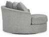 Casselbury - Cement - Oversized Swivel Accent Chair - Tallahassee Discount Furniture (FL)