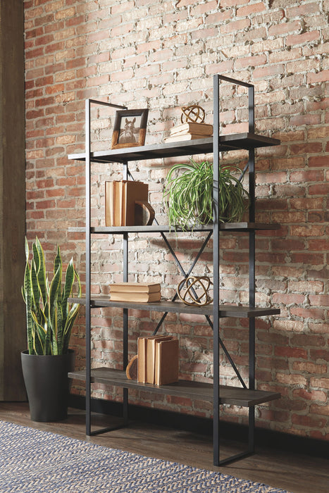 Gilesgrove - Black / Gray - Bookcase - Tallahassee Discount Furniture (FL)