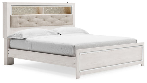 Altyra - White - King Bookcase Panel Bed - Tallahassee Discount Furniture (FL)