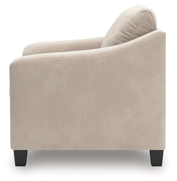 Willarae - Taupe - 2 Pc. - Chair And A Half, Ottoman - Tallahassee Discount Furniture (FL)