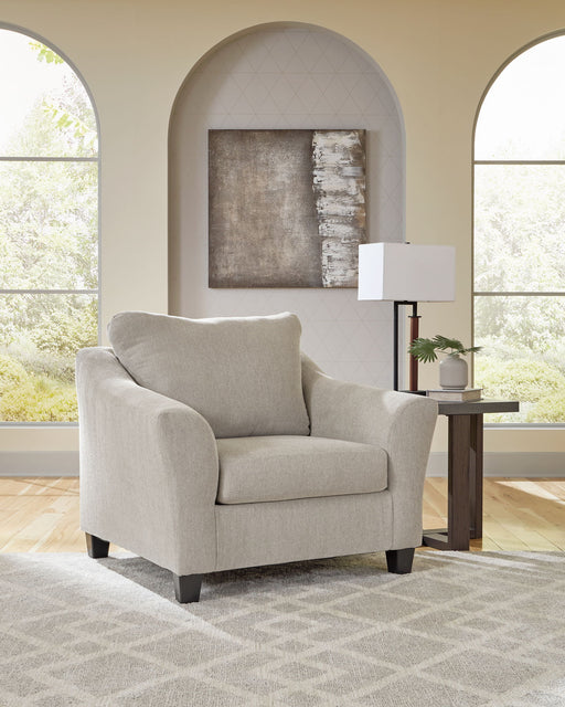 Willarae - 2 Pc. - Chair And A Half, Ottoman - Taupe - Tallahassee Discount Furniture (FL)