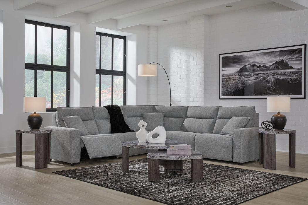 ModMax II - Salt And Pepper - Reclining Sectional - Tallahassee Discount Furniture (FL)