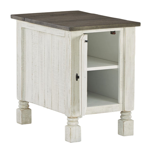 Havalance - White / Gray - Chair Side End Table - Tallahassee Discount Furniture (FL)