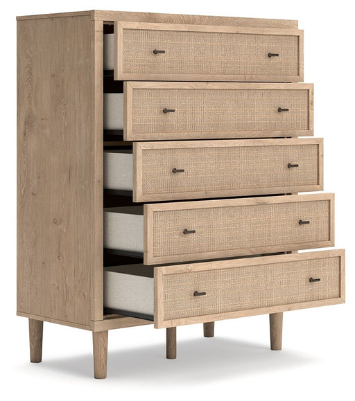 Cielden - Two-Tone - Five Drawer Wide Chest - Tallahassee Discount Furniture (FL)