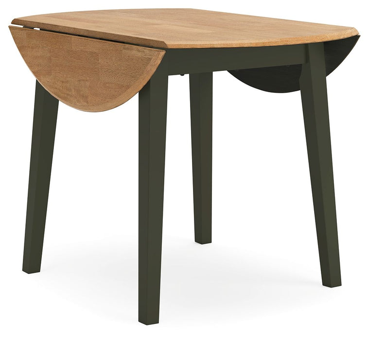 Gesthaven - Round Dining Room Drop Leaf Table Set - Tallahassee Discount Furniture (FL)