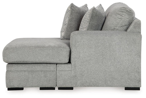 Casselbury - Cement - Raf Sofa Chaise - Tallahassee Discount Furniture (FL)