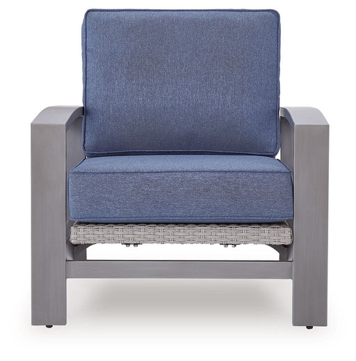 Half Moon Beach - Spring Lounge Chair - Blue / Gray - Tallahassee Discount Furniture (FL)