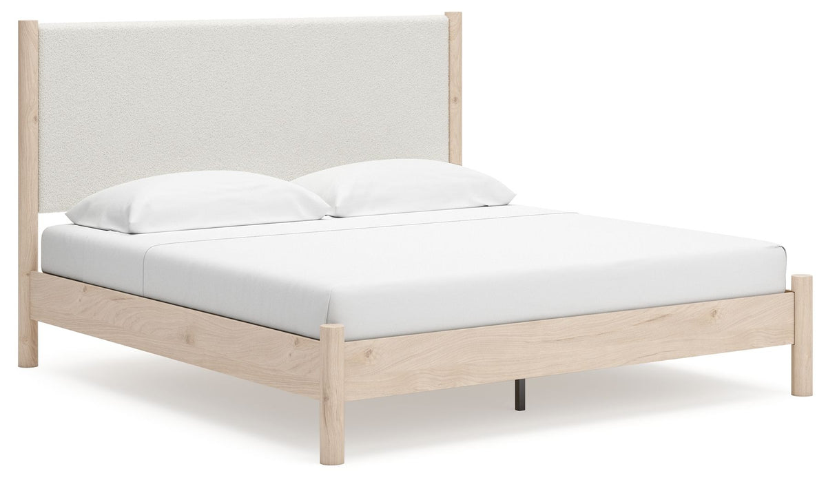 Cadmori - Upholstered Panel Bed - Tallahassee Discount Furniture (FL)