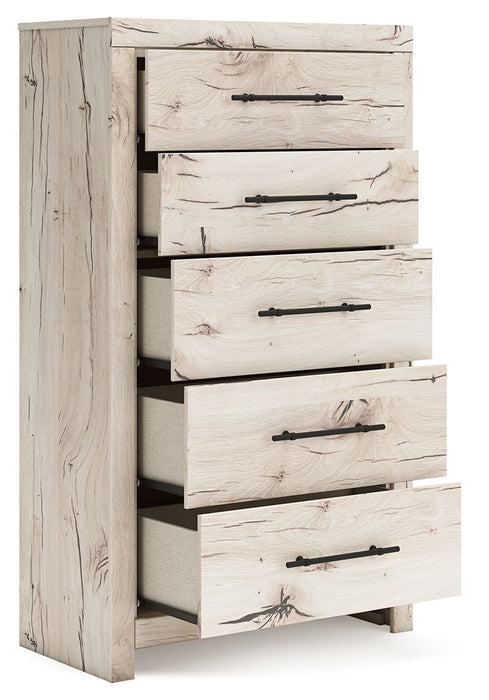 Lawroy - Light Natural - Five Drawer Chest - Tallahassee Discount Furniture (FL)