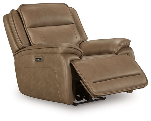 Glencroft - Power Recliner / Adjustable Headrest - Sahara - Tallahassee Discount Furniture (FL)