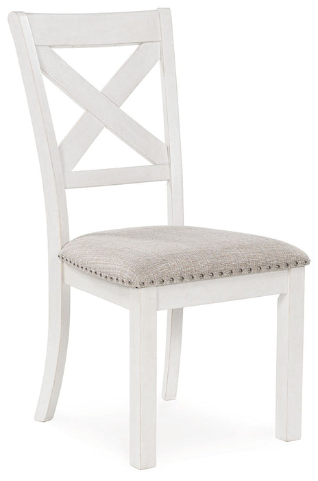 Robbinsdale - Antique White - Dining Upholstered Side Chair (Set of 2) - Tallahassee Discount Furniture (FL)