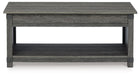 Freedan - Rect Lift Top Cocktail Table - Grayish Brown - Tallahassee Discount Furniture (FL)