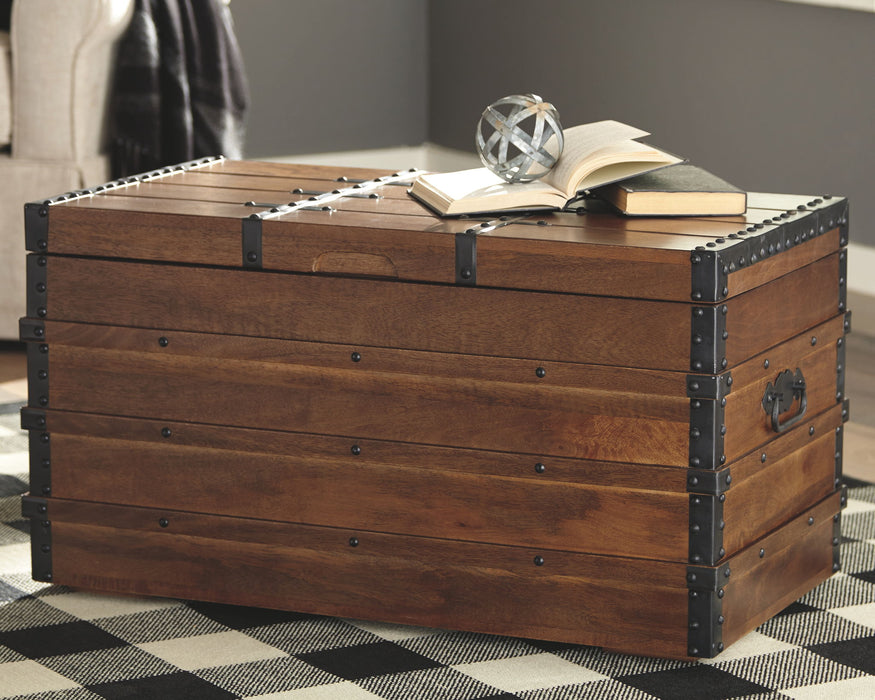Kettleby - Brown - Storage Trunk - Tallahassee Discount Furniture (FL)