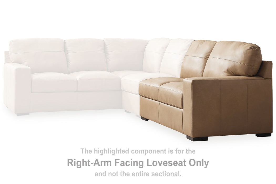 Bandon - Toffee - Raf Loveseat - Tallahassee Discount Furniture (FL)