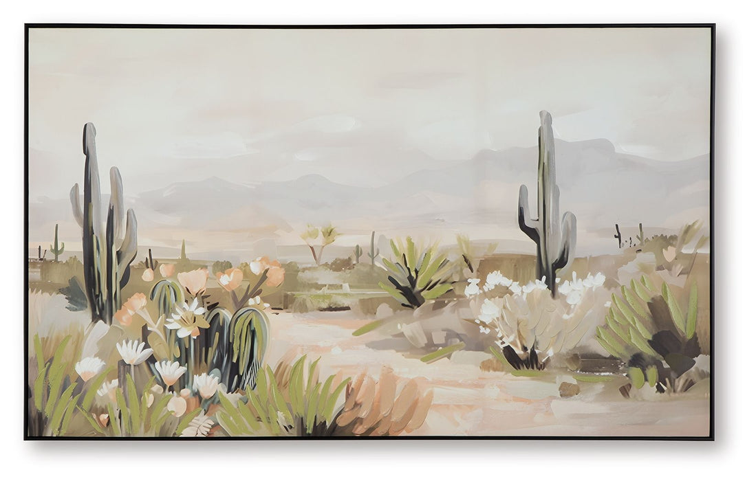 Sidworth - Green / Beige / Gray - Wall Art - Tallahassee Discount Furniture (FL)