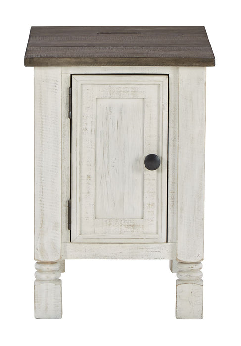 Havalance - White / Gray - Chair Side End Table - Tallahassee Discount Furniture (FL)