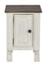Havalance - White / Gray - Chair Side End Table - Tallahassee Discount Furniture (FL)
