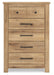 Makidern - Five Drawer Chest - Tallahassee Discount Furniture (FL)