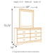Huey Vineyard - Dresser, Mirror - Black - Tallahassee Discount Furniture (FL)