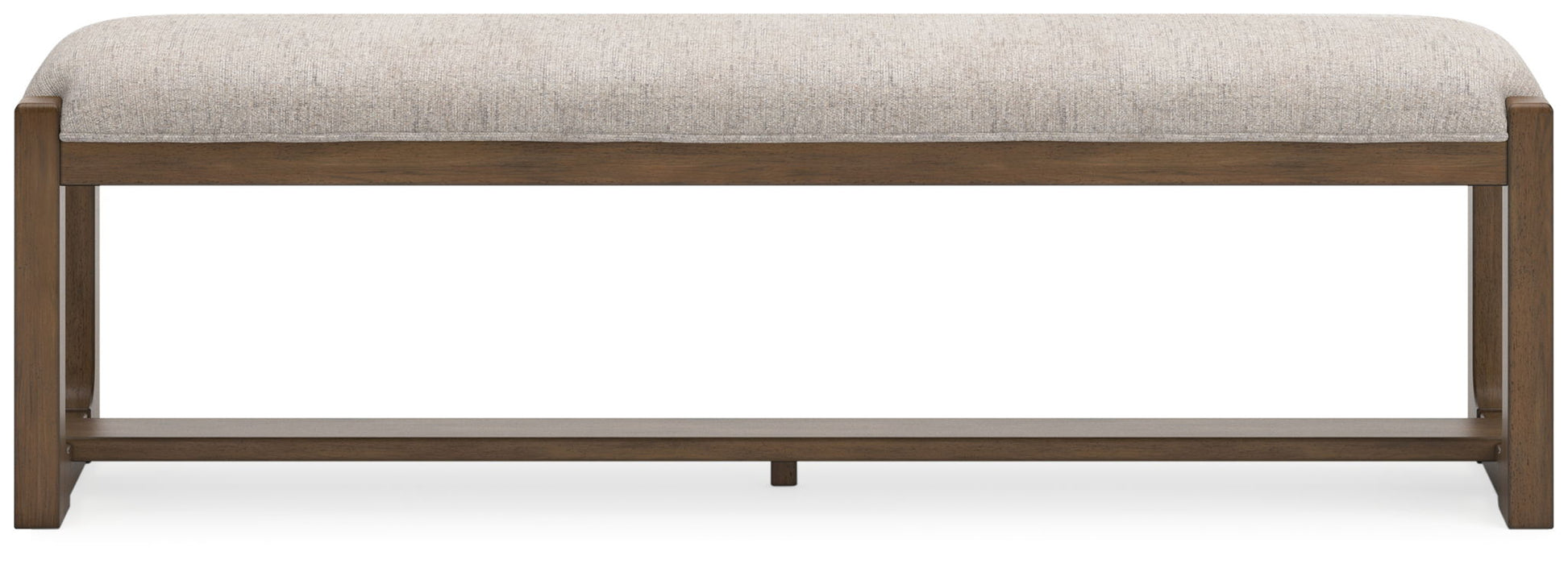 Cabalynn - Large Uph Dining Room Bench - Oatmeal / Light Brown - Tallahassee Discount Furniture (FL)