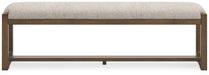 Cabalynn - Large Uph Dining Room Bench - Oatmeal / Light Brown - Tallahassee Discount Furniture (FL)