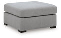 Lakepoint - Oversized Accent Ottoman - Nickel - Tallahassee Discount Furniture (FL)