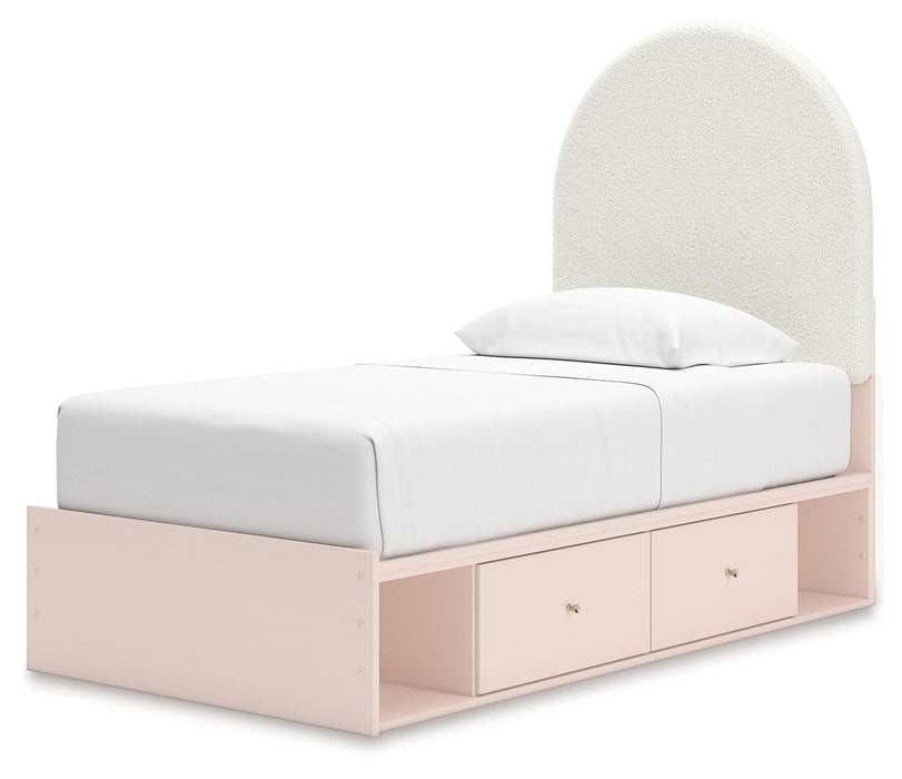 Wistenpine - Upholstered Panel Bed With Storage - Tallahassee Discount Furniture (FL)