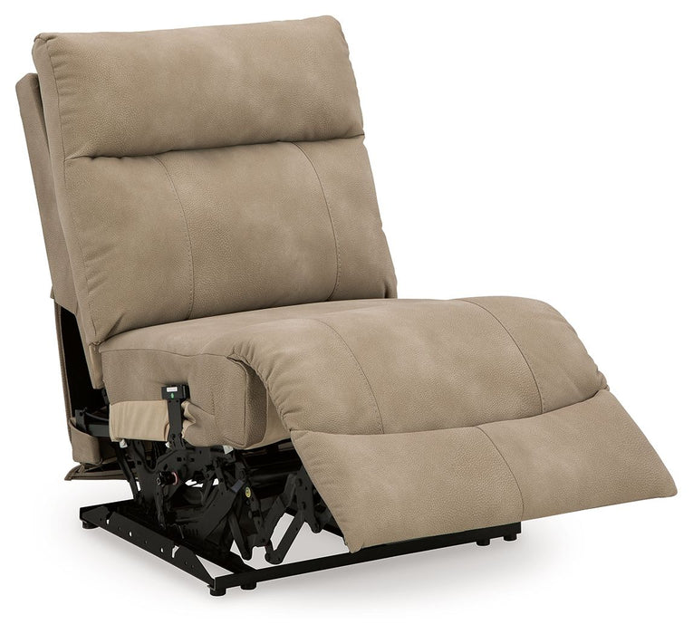 Next-gen Durapella - Sand - Power Armless Recliner With Adj Headrest - Tallahassee Discount Furniture (FL)
