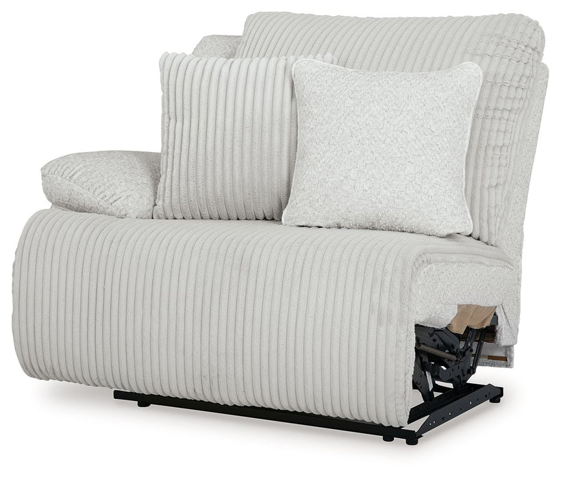 Top Tier - Alloy - Laf Zero Wall Power Recliner - Tallahassee Discount Furniture (FL)