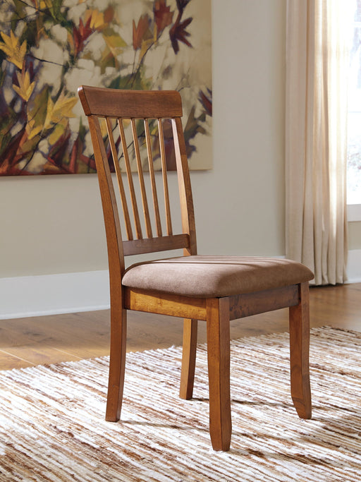 Berringer - Rustic Brown - Dining UPH Side Chair (Set of 2) - Tallahassee Discount Furniture (FL)