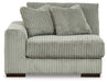 Lindyn - Fog - LAF Corner Chair - Tallahassee Discount Furniture (FL)