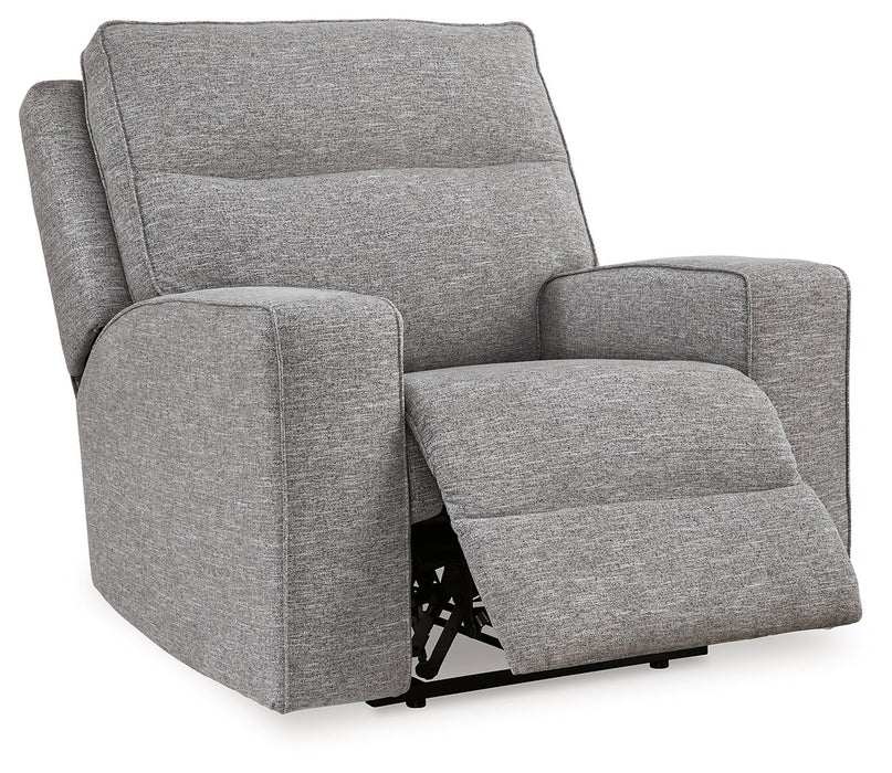 Biscoe - Pewter - Power Recliner /Adj Headrest - Tallahassee Discount Furniture (FL)