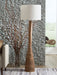 Ailsa - Natural Brown - Wood Floor Lamp - Tallahassee Discount Furniture (FL)