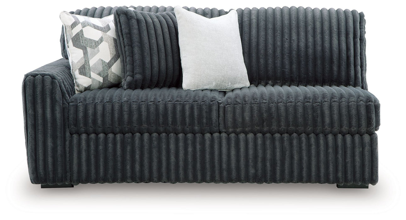 Midnight-Madness - LAF Sofa - Gunmetal - Tallahassee Discount Furniture (FL)