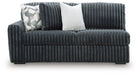 Midnight-Madness - LAF Sofa - Gunmetal - Tallahassee Discount Furniture (FL)