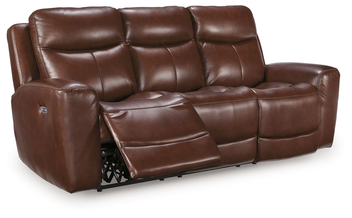 Next Move - Power Reclining Sofa With Adjustable Headrest - Tallahassee Discount Furniture (FL)