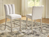 Larawyn - Upholstered Barstool (Set of 2) - Bisque - Tallahassee Discount Furniture (FL)