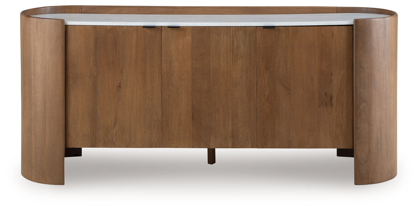 Fitzroy - Brown / White - Accent Cabinet - Tallahassee Discount Furniture (FL)