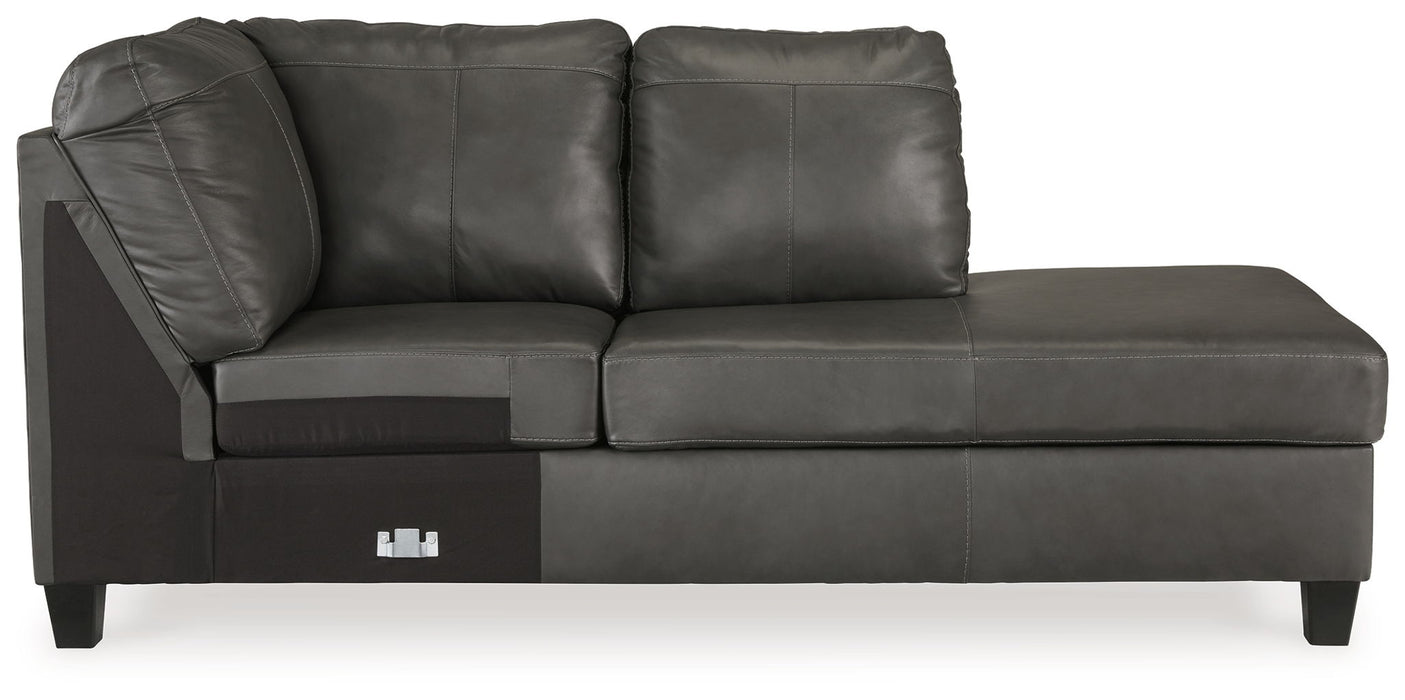 Valderno - Fog - Raf Corner Chaise - Tallahassee Discount Furniture (FL)