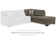 Mahoney - Chocolate - Raf Corner Chaise - Tallahassee Discount Furniture (FL)