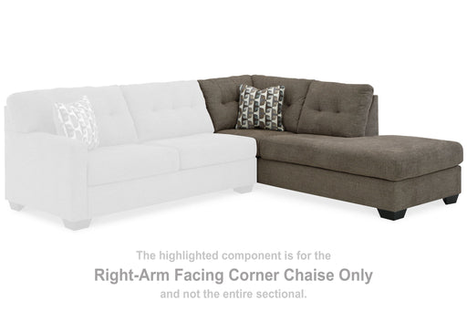 Mahoney - Chocolate - Raf Corner Chaise - Tallahassee Discount Furniture (FL)