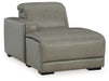 Correze - LAF PWR Reclining Back Chaise - Gray - Tallahassee Discount Furniture (FL)