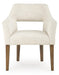 Marxmore - Dining Upholstered Arm Chair (Set of 2) - Beige / Brown - Tallahassee Discount Furniture (FL)